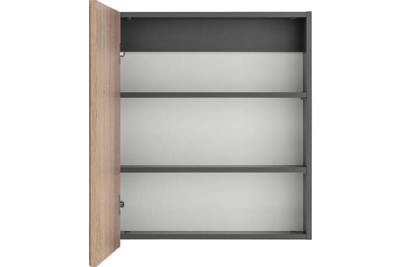 Seinäkaappi Gaddesden 60x15 cm - Antrasiitti/Valkoinen - Talo & remontointi - Keittiö & kylpyhuone - Kylpyhuone - Kylpyhuonekalusteet - Peilikaapit