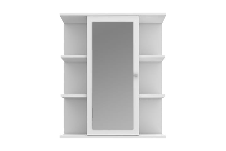 Seinäkaappi Samkov 26x60 cm - Valkoinen - Peilikaapit - Kylpyhuoneekaappi valaistuksella