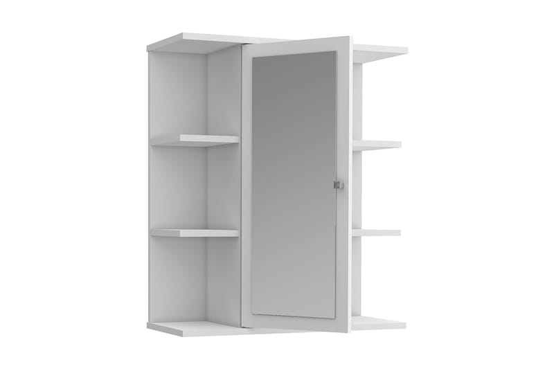 Seinäkaappi Samkov 26x60 cm - Valkoinen - Talo & remontointi - Keittiö & kylpyhuone - Kylpyhuone - Kylpyhuonekalusteet - Peilikaapit