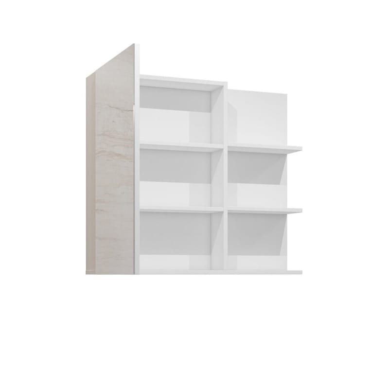 Peilikaappi Irvine 1 ovi - Valkoinen kiiltävä - Talo & remontointi - Keittiö & kylpyhuone - Kylpyhuone - Kylpyhuonekalusteet - Peilikaapit