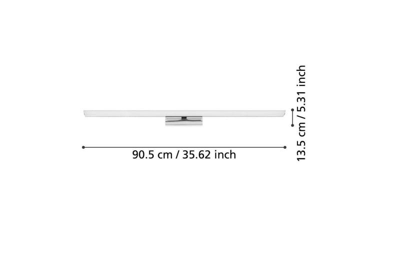 Peilivalaisin Eglo Tabiano-Z 905 mm - Valkoinen/Kromi - Talo & remontointi - Keittiö & kylpyhuone - Kylpyhuone - Kylpyhuonekalusteet - Kylpyhuoneen valaistus