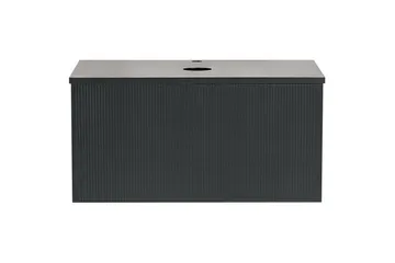 Pesuallaskaappi Alzira Musta, 80x52x40 cm - Musta, 80x52x40 cm - Talo & remontointi - Keittiö & kylpyhuone - Kylpyhuone - Kylpyhuonekalusteet - Peilikaapit