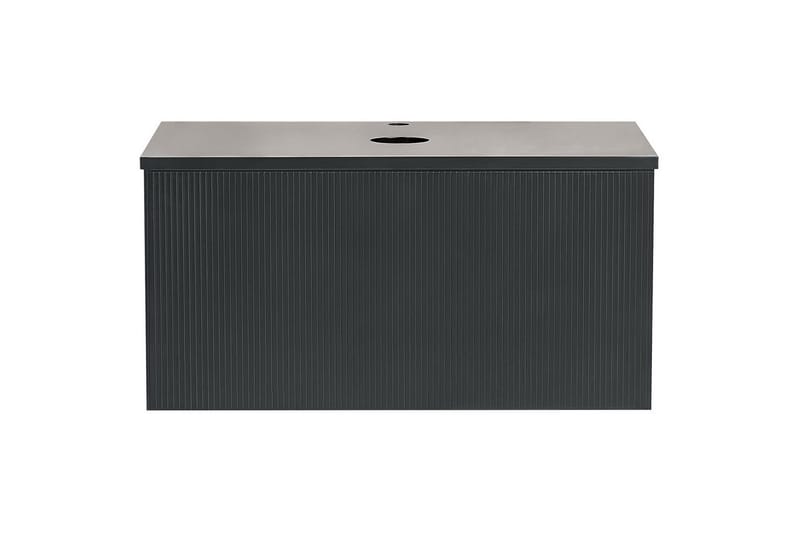 Pesuallaskaappi Alzira Musta, 80x52x40 cm - Musta, 80x52x40 cm - Talo & remontointi - Keittiö & kylpyhuone - Kylpyhuone - Kylpyhuonekalusteet - Seinäkaappi & korkea kaappi