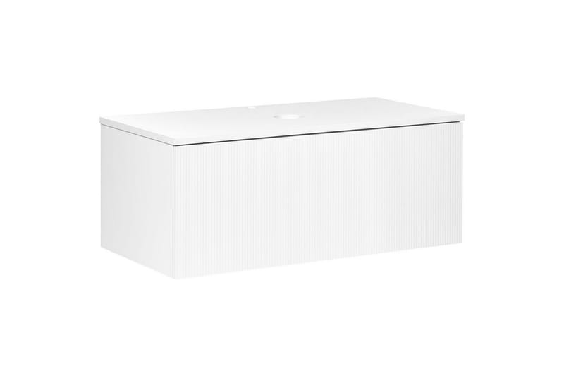 Pesuallaskaappi Alzira Valkoinen, 100x52x40 cm - Valkoinen, 100x52x40 cm - Talo & remontointi - Keittiö & kylpyhuone - Kylpyhuone - Kylpyhuonekalusteet - Seinäkaappi & korkea kaappi