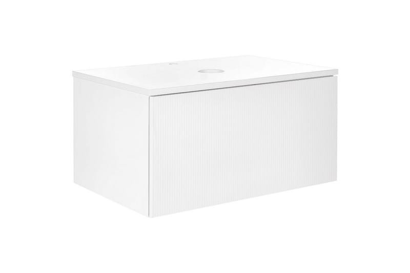 Pesuallaskaappi Alzira Valkoinen, 80x52x40 cm, Valkoinen, 80x52x40 cm