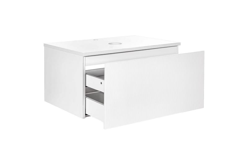 Pesuallaskaappi Alzira Valkoinen, 80x52x40 cm - Valkoinen, 80x52x40 cm - Talo & remontointi - Keittiö & kylpyhuone - Kylpyhuone - Kylpyhuonekalusteet - Seinäkaappi & korkea kaappi