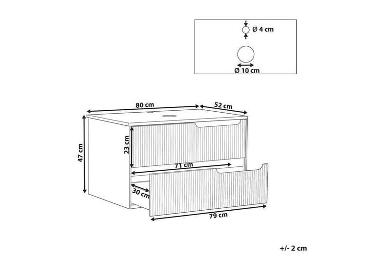 Pesuallaskaappi Quintela Musta, Valkoinen, 80x52x48 cm - Musta, Valkoinen, 80x52x48 cm - Talo & remontointi - Keittiö & kylpyhuone - Kylpyhuone - Kylpyhuonekalusteet - Seinäkaappi & korkea kaappi