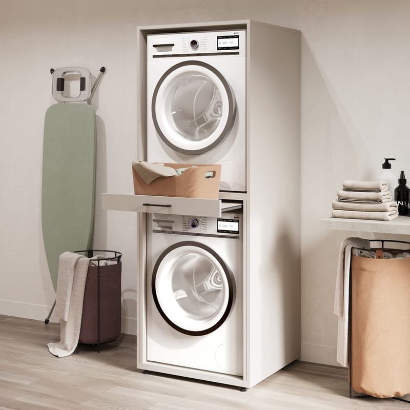 Pesukoneen/Kuivausrummun Kaappi Aza 1 hylly - Kashmir - Talo & remontointi - Keittiö & kylpyhuone - Kylpyhuone - Kylpyhuonekalusteet - Kylpyhuoneen säilytys