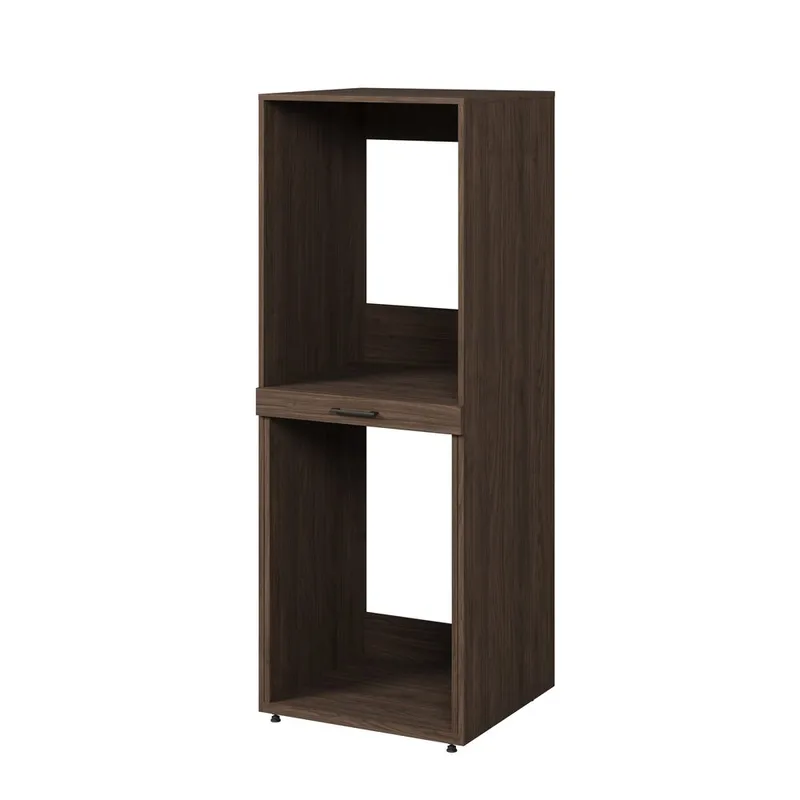 Pesukoneen/Kuivausrummun Kaappi Aza 1 hylly - Pähkinäpuu Villa - Talo & remontointi - Keittiö & kylpyhuone - Kylpyhuone - Kylpyhuonekalusteet - Kylpyhuoneen säilytys