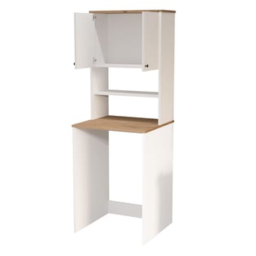 Pesukonekaappi Hanah Home Nord (65,8 x 183,6 x 60 cm) Valkotammi - Valkoinen ja tammi - Talo & remontointi - Keittiö & kylpyhuone - Kylpyhuone - Kylpyhuonekalusteet - Kylpyhuoneen säilytys