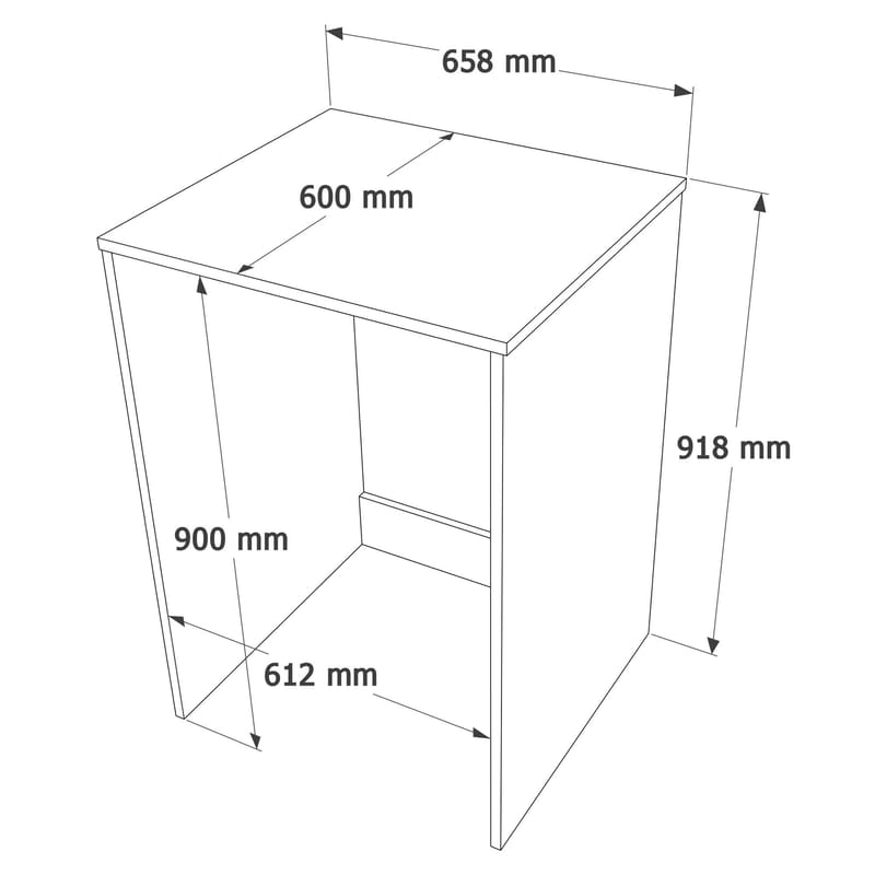 Pesukonekaappi Hanah Home Nord (65,8 x 91,8 x 60 cm) Valkotammi - Valkoinen ja tammi - Talo & remontointi - Keittiö & kylpyhuone - Kylpyhuone - Kylpyhuonekalusteet - Kylpyhuoneen säilytys