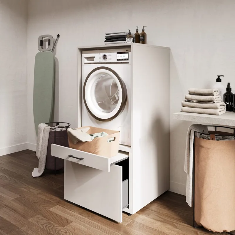 Pesukone/kuivauskaappi Aza 1 laatikko 1 hylly - Kashmir - Talo & remontointi - Keittiö & kylpyhuone - Kylpyhuone - Kylpyhuonekalusteet - Kylpyhuoneen säilytys