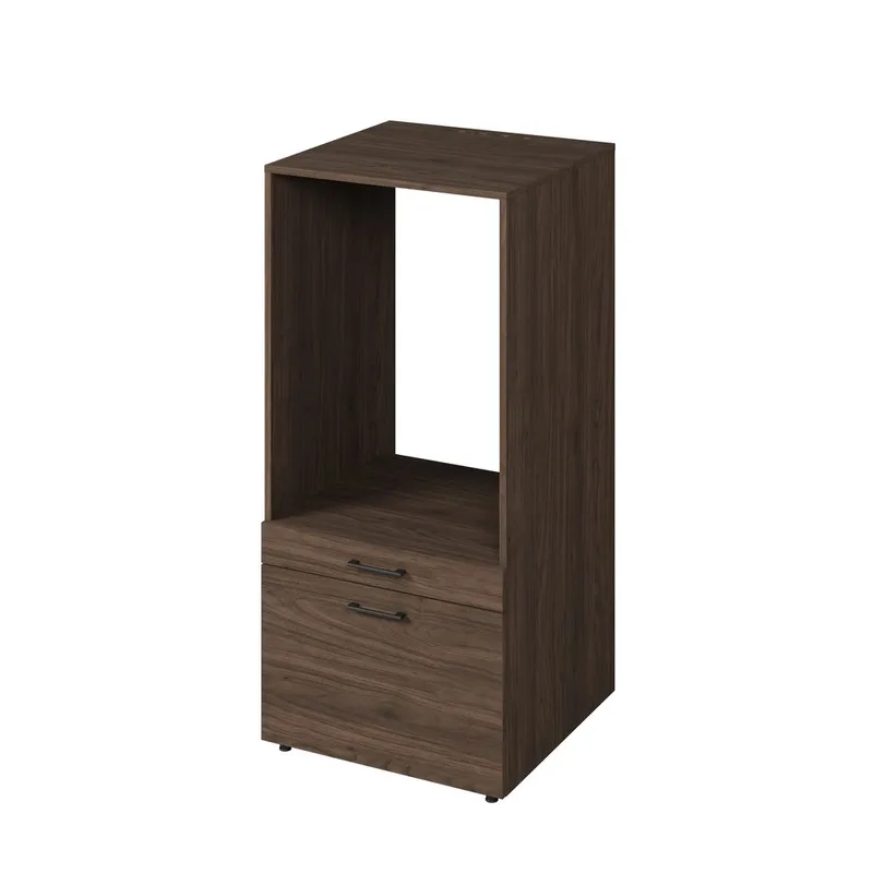 Pesukone/kuivauskaappi Aza 1 laatikko 1 hylly, Walnut Villa