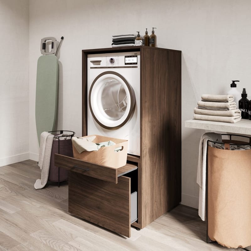 Pesukone/kuivauskaappi Aza 1 laatikko 1 hylly - Walnut Villa - Talo & remontointi - Keittiö & kylpyhuone - Kylpyhuone - Kylpyhuonekalusteet - Kylpyhuoneen säilytys