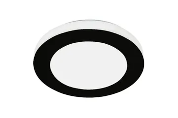 Seinä-/Kattovalaisin Eglo Led Carpi 300 mm, Musta, Valkoinen - Valkoinen/Musta - Talo & remontointi - Keittiö & kylpyhuone - Kylpyhuone - Kylpyhuonekalusteet - Kylpyhuoneen valaistus