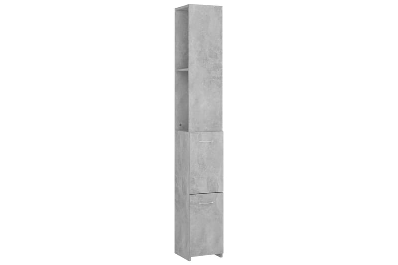 Kylpyhuonekaappi betoninharmaa 25x25x170 cm lastulevy - Talo & remontointi - Keittiö & kylpyhuone - Kylpyhuone - Kylpyhuonekalusteet - Seinäkaappi & korkea kaappi