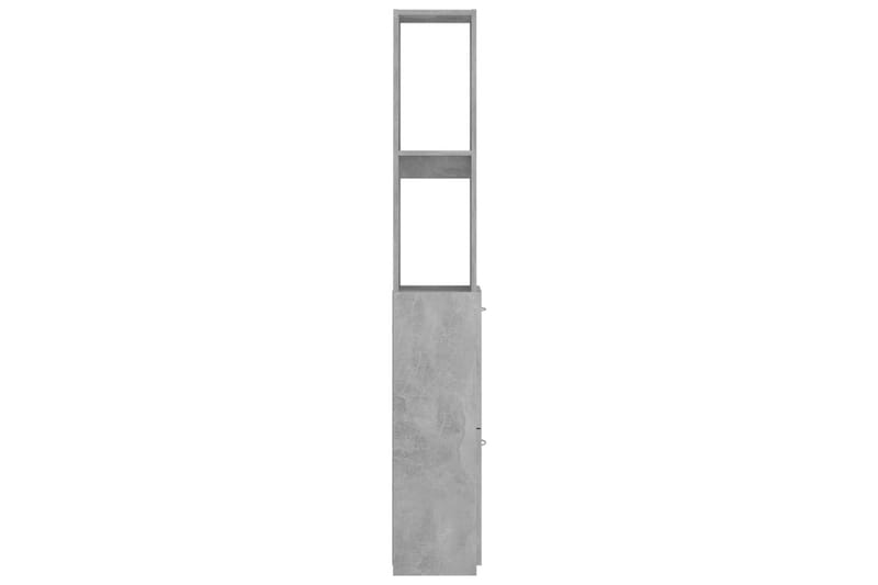 Kylpyhuonekaappi betoninharmaa 25x25x170 cm lastulevy - Talo & remontointi - Keittiö & kylpyhuone - Kylpyhuone - Kylpyhuonekalusteet - Seinäkaappi & korkea kaappi