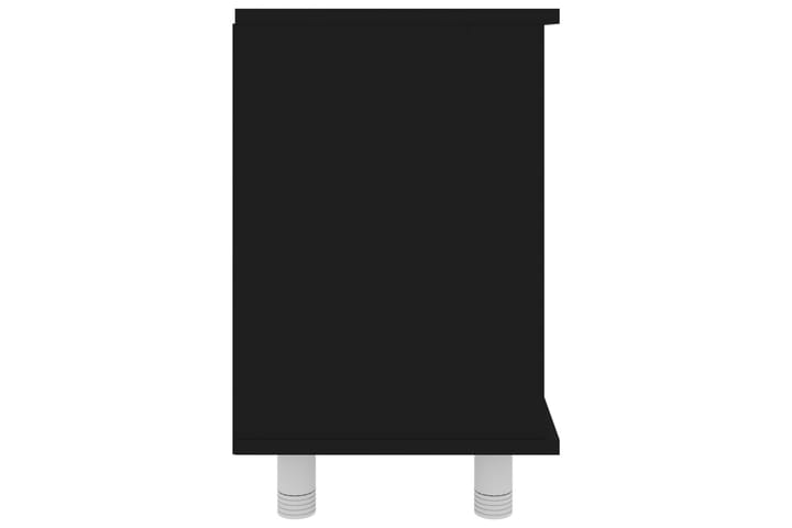 Kylpyhuonekaappi musta 60x32x53,5 cm lastulevy - Musta - Kylpyhuoneekaappi valaistuksella - Seinäkaappi & korkea kaappi - Kylpyhuonekaapit