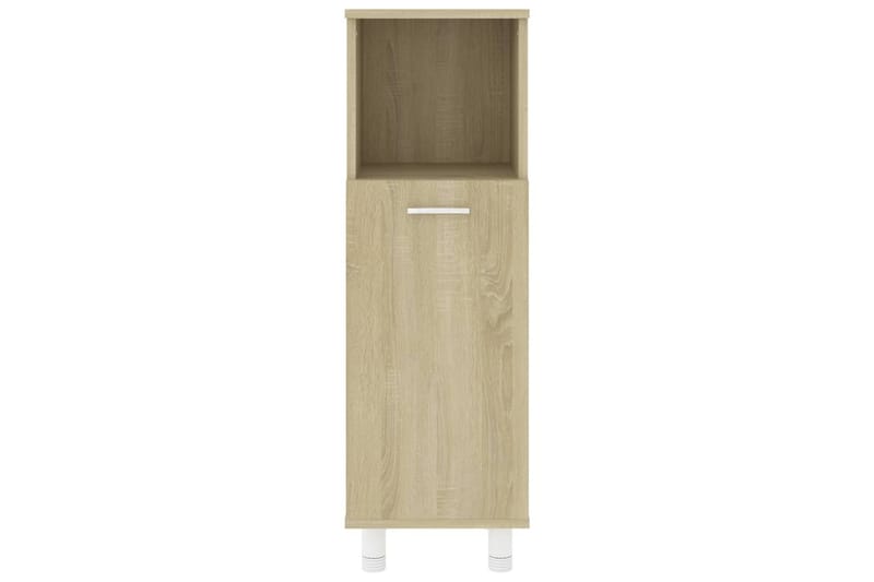 Kylpyhuonekaappi Sonoma-tammi 30x30x95 cm lastulevy - Ruskea - Talo & remontointi - Keittiö & kylpyhuone - Kylpyhuone - Kylpyhuonekalusteet - Seinäkaappi & korkea kaappi