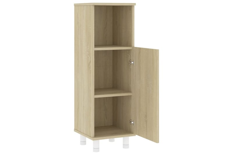 Kylpyhuonekaappi Sonoma-tammi 30x30x95 cm lastulevy - Ruskea - Talo & remontointi - Keittiö & kylpyhuone - Kylpyhuone - Kylpyhuonekalusteet - Seinäkaappi & korkea kaappi