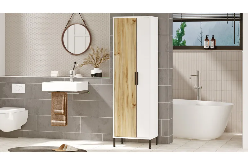 Säilytyskaappi Violaceae 50,4x165 cm, Ruskea