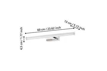Seinävalaisin Eglo Vadumi 600 mm - Valkoinen/Kromi - Talo & remontointi - Keittiö & kylpyhuone - Kylpyhuone - Kylpyhuonekalusteet - Kylpyhuoneen valaistus