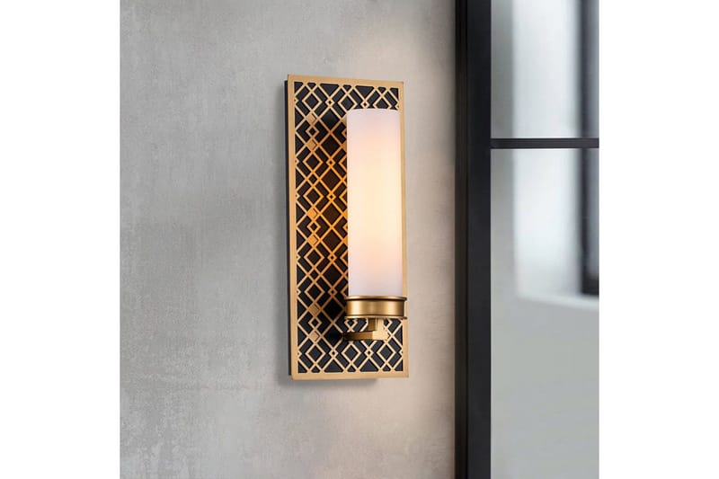 Seinävalaisin Elstead Lighting Ziggy - Talo & remontointi - Keittiö & kylpyhuone - Kylpyhuone - Kylpyhuonekalusteet - Kylpyhuoneen valaistus