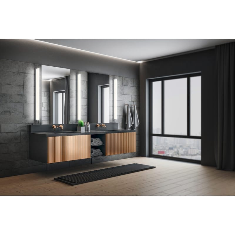 Seinävalaisin Fabio - 80 cm, Kromi - Talo & remontointi - Keittiö & kylpyhuone - Kylpyhuone - Kylpyhuonekalusteet - Kylpyhuoneen valaistus