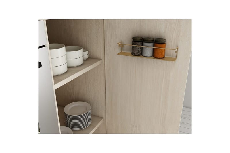 Seinahylly Kylpyhuone Meikkihylly Kulta - Kulta - Talo & remontointi - Keittiö & kylpyhuone - Kylpyhuone - Kylpyhuonekalusteet - Kylpyhuoneen hyllyt