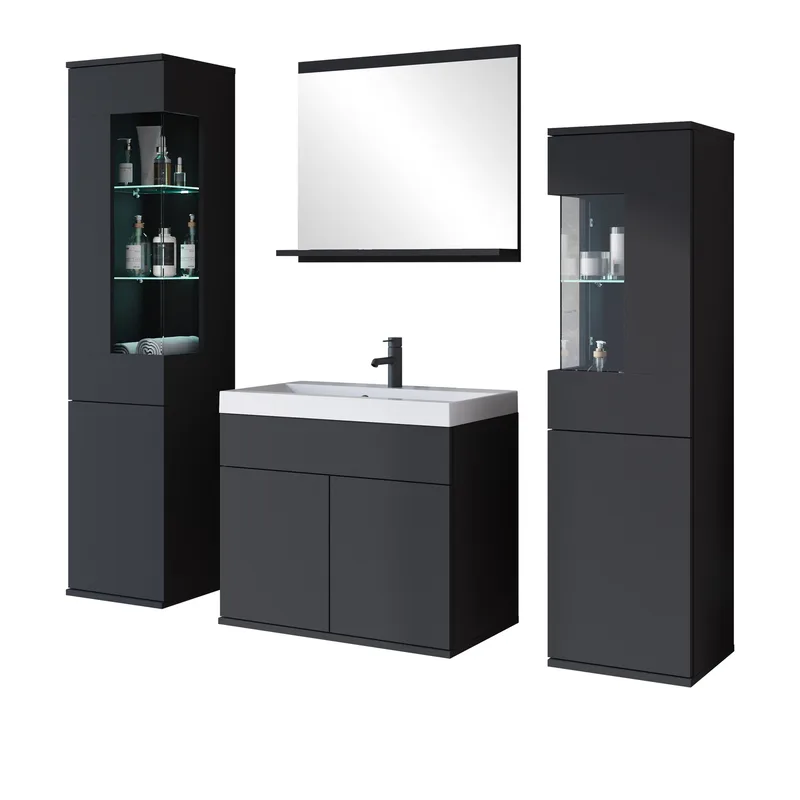 Serlin Kylpyhuonekalustesetti LED-valaistuksella, undefined