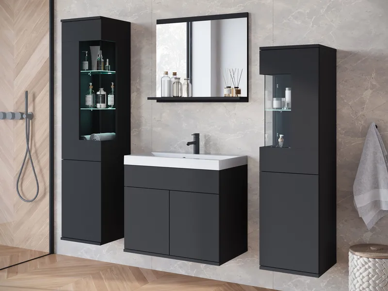 Serlin Kylpyhuonekalustesetti LED-valaistuksella - Talo & remontointi - Keittiö & kylpyhuone - Kylpyhuone - Kylpyhuonekalusteet - Kylpyhuonekalustepaketit