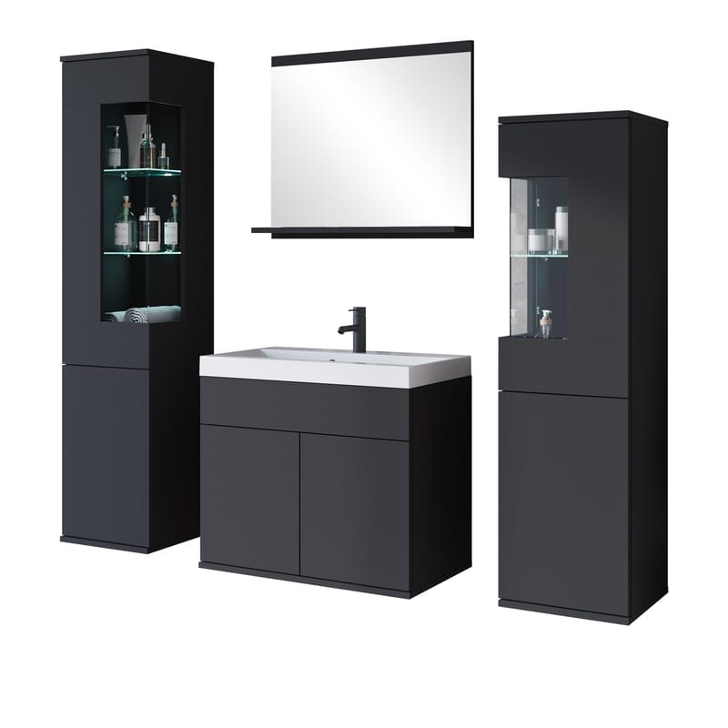 Serlin Kylpyhuonekalustesetti LED-valaistuksella, undefined