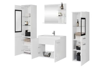Somender Kylpyhuonekalustesetti 132 cm - Talo & remontointi - Keittiö & kylpyhuone - Kylpyhuone - Kylpyhuonekalusteet - Kylpyhuonekalustepaketit