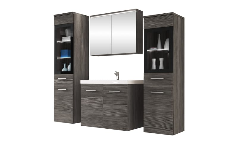 Somender Kylpyhuonekalustesetti 132 cm - Talo & remontointi - Keittiö & kylpyhuone - Kylpyhuone - Kylpyhuonekalusteet - Kylpyhuonekalustepaketit