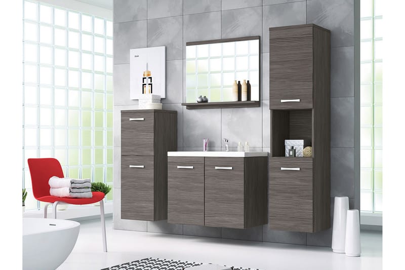 Sonaki Kylpyhuonekalustesetti 133 cm - Talo & remontointi - Keittiö & kylpyhuone - Kylpyhuone - Kylpyhuonekalusteet - Kylpyhuonekalustepaketit