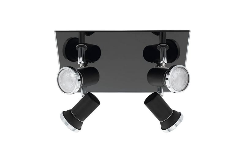 Spotlight Eglo Tamara 1 Neliö Musta, Kromi Kirkas, Musta/Kromi