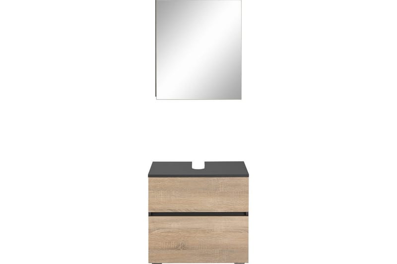Täydelliset huonekalupaketit Loft24 Wisla täydellinen huonekalupaketti Harmaa 15x60 cm - Talo & remontointi - Keittiö & kylpyhuone - Kylpyhuone - Kylpyhuonekalusteet - Kylpyhuonekalustepaketit