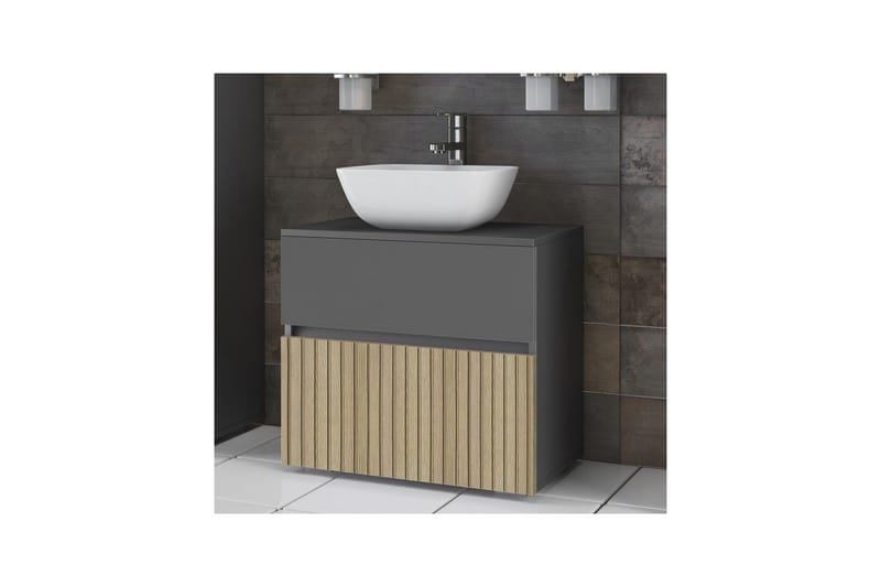 Tvättställsskåp & kommod Loft24 Tvättställsskåp Loft24 Wisla Luonto - Talo & remontointi - Keittiö & kylpyhuone - Kylpyhuone - Kylpyhuonekalusteet - Allaskaappi