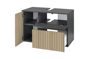 Tvättställsskåp & kommod Loft24 Wisla Tvättställsskåp 80 cm Luonto - Talo & remontointi - Keittiö & kylpyhuone - Kylpyhuone - Kylpyhuonekalusteet - Allaskaappi