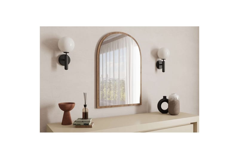 Ulren Kylpyhuoneen peili 60 cm - Pähkinä - Talo & remontointi - Keittiö & kylpyhuone - Kylpyhuone - Kylpyhuonekalusteet - Kylpyhuoneen peilit