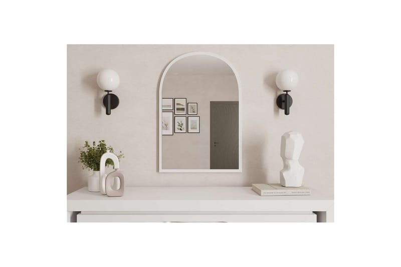 Ulren Kylpyhuoneen peili 60 cm - Valkoinen - Talo & remontointi - Keittiö & kylpyhuone - Kylpyhuone - Kylpyhuonekalusteet - Kylpyhuoneen peilit