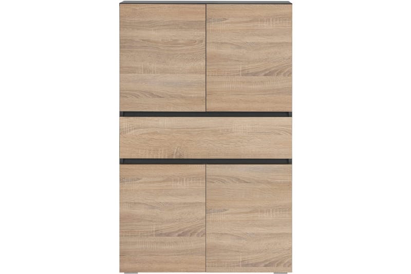 Wisla Korkea Kaappi Kylpyhuoneeseen 130x76x35 cm - Harmaa - Talo & remontointi - Keittiö & kylpyhuone - Kylpyhuone - Kylpyhuonekalusteet - Kylpyhuonekaapit