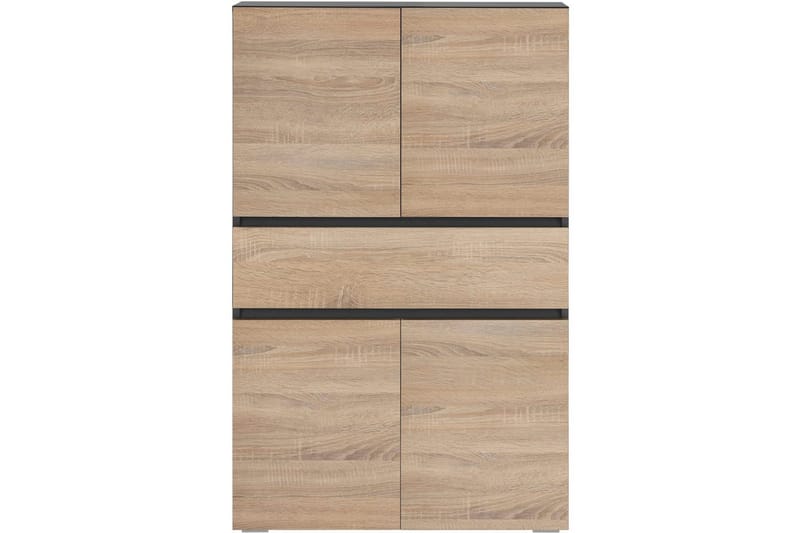 Wisla Korkea Kaappi Kylpyhuoneeseen 130x76x35 cm - Harmaa - Talo & remontointi - Keittiö & kylpyhuone - Kylpyhuone - Kylpyhuonekalusteet - Kylpyhuonekaapit