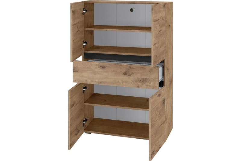 Wisla Korkea Kaappi Kylpyhuoneeseen 130x76x35 cm - Luonto - Talo & remontointi - Keittiö & kylpyhuone - Kylpyhuone - Kylpyhuonekalusteet - Kylpyhuonekaapit