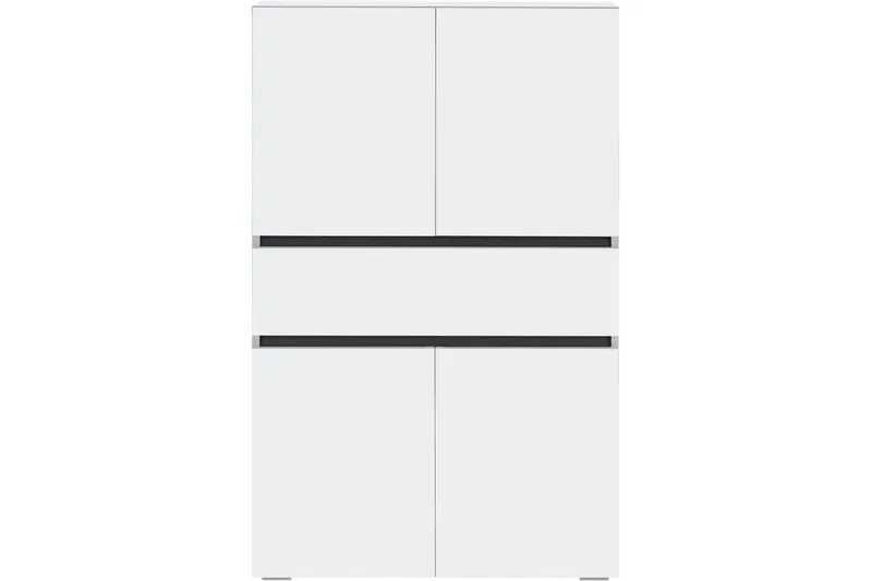 Wisla Korkea Kaappi Kylpyhuoneeseen 130x76x35 cm - Valkoinen - Talo & remontointi - Keittiö & kylpyhuone - Kylpyhuone - Kylpyhuonekalusteet - Kylpyhuonekaapit