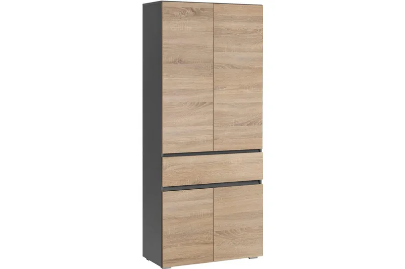 Wisla Korkea Kaappi Kylpyhuoneeseen 180x76x37 cm - Luonto - Talo & remontointi - Keittiö & kylpyhuone - Kylpyhuone - Kylpyhuonekalusteet - Kylpyhuonekaapit