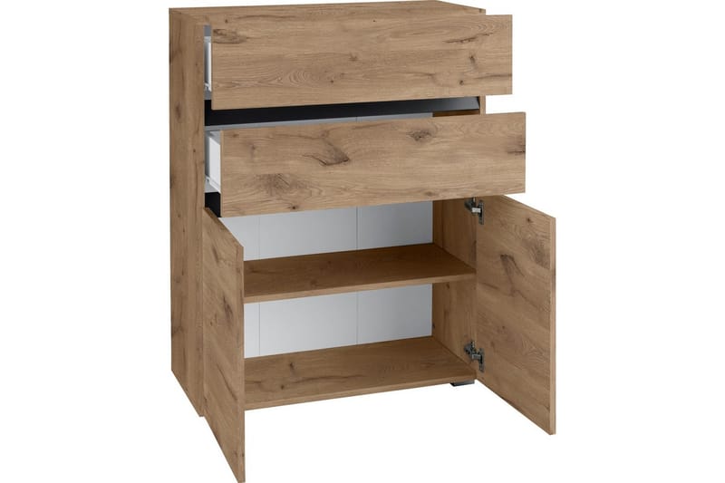 Wisla Korkea kaappi kylpyhuoneeseen 98x76x35 cm - Luonto - Talo & remontointi - Keittiö & kylpyhuone - Kylpyhuone - Kylpyhuonekalusteet - Kylpyhuonekaapit