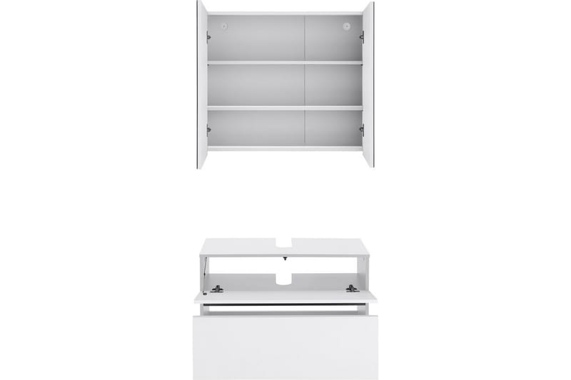 Wisla Täydellinen kalustepaketti - Valkoinen - Talo & remontointi - Keittiö & kylpyhuone - Kylpyhuone - Kylpyhuonekalusteet - Kylpyhuonekalustepaketit