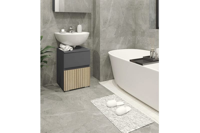 Wisla Pesuallaskaappi 40 cm - Luonto - Talo & remontointi - Keittiö & kylpyhuone - Kylpyhuone - Kylpyhuonekalusteet - Allaskaappi