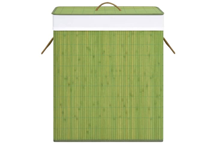 Bambu pyykkikori vihreä 83 l - Kylpyhuonetarvikkeet - Pyykkisäilytys - Pyykkikori